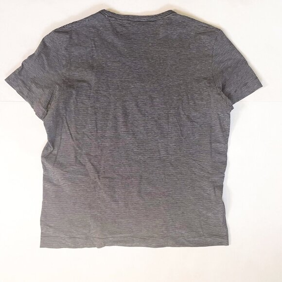 Theory Men's Clean Mini Stripe Tee, Size Large - Picture 3 of 5